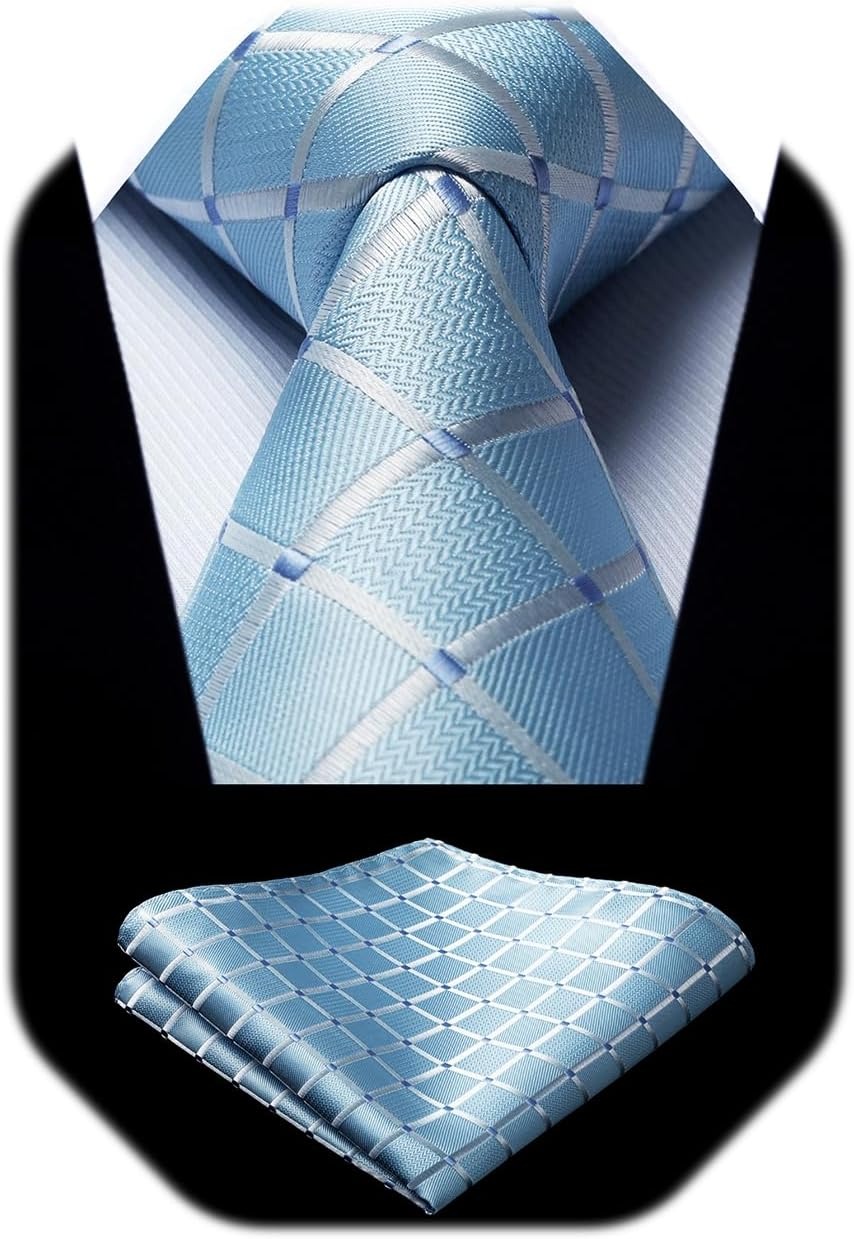 Women Fashion Necktie - Ties For Men Formal Business Plaid