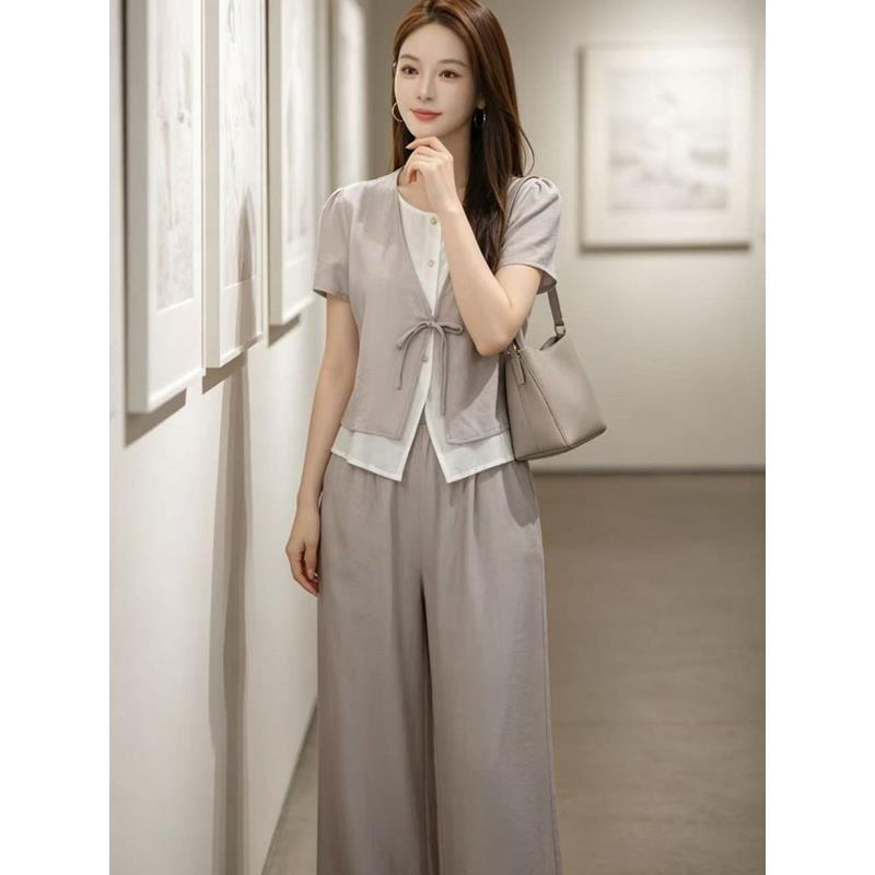 Slim Short Sleeve Two-Piece Se - Women Fashion Over The Years recension och pris