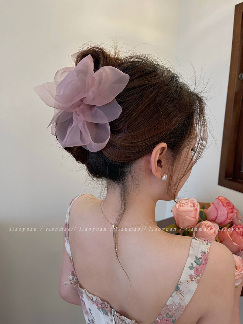 Korea Sweet Mesh Tulle Big Bow - Women'S Fashion Korea recension och pris