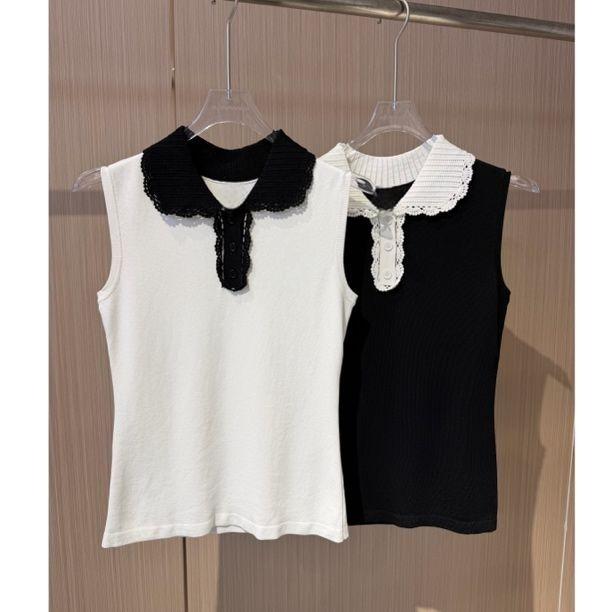 Women Lapel Knit Golf Vest 202 - Women'S Fashion Vest Tops recension och pris