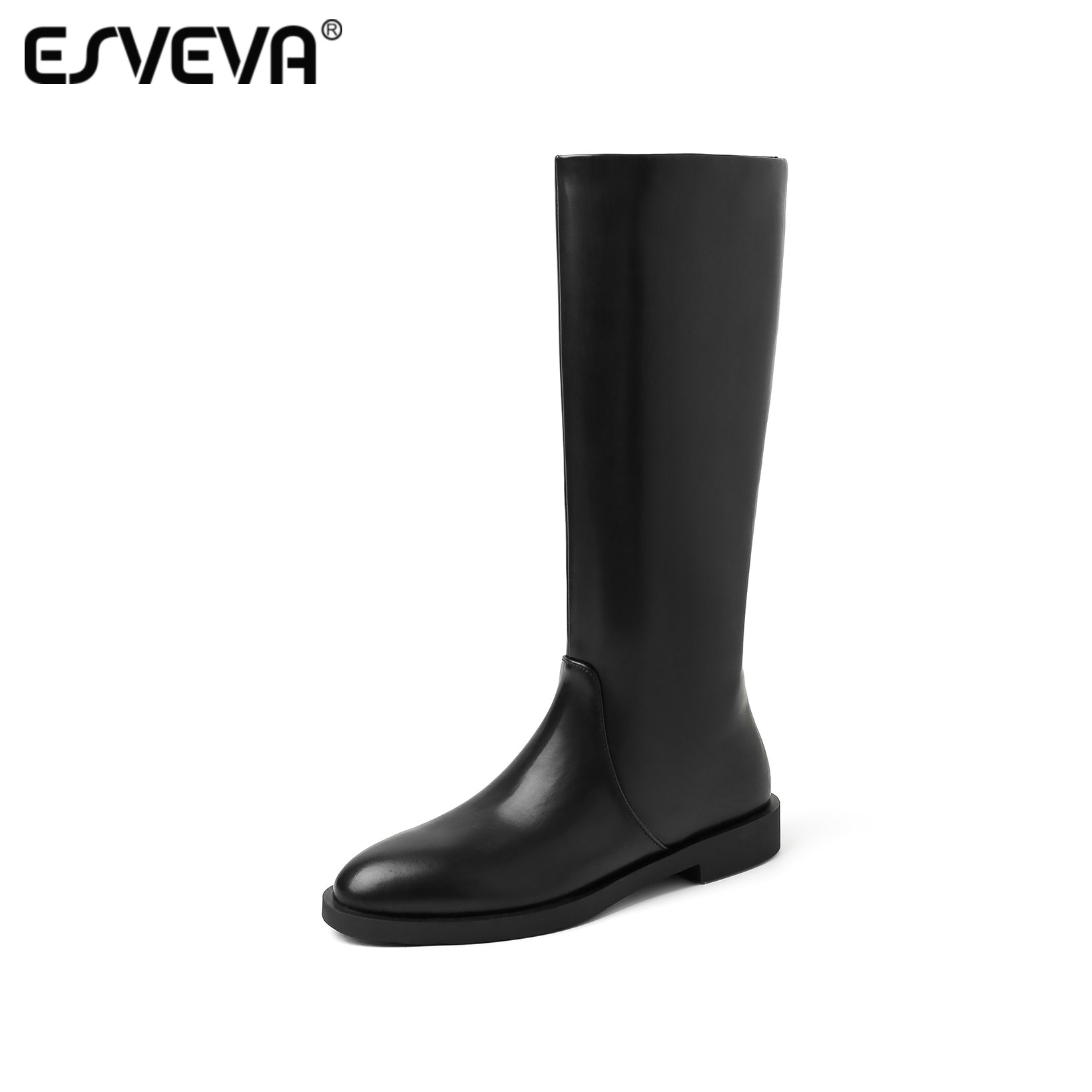ESVEVA 2027 Fashion Women Knee - Women'S Fashion Knee High Boots recension och pris