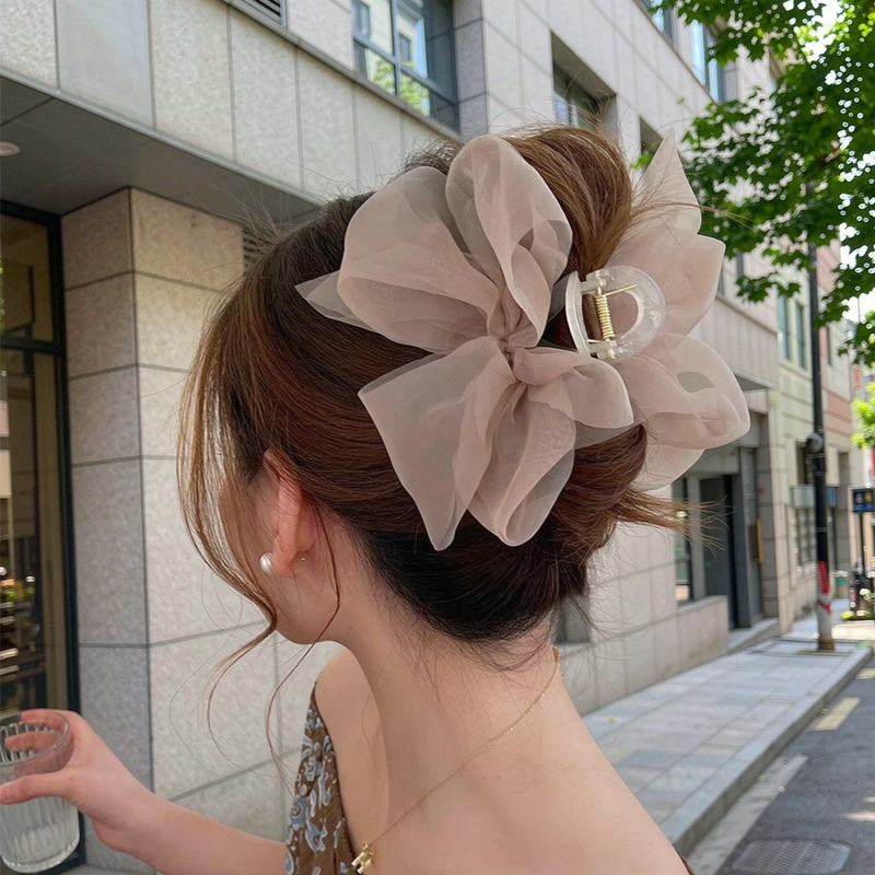 Korea Sweet Big Bow Tulle Hair - Women'S Fashion Korea recension och pris