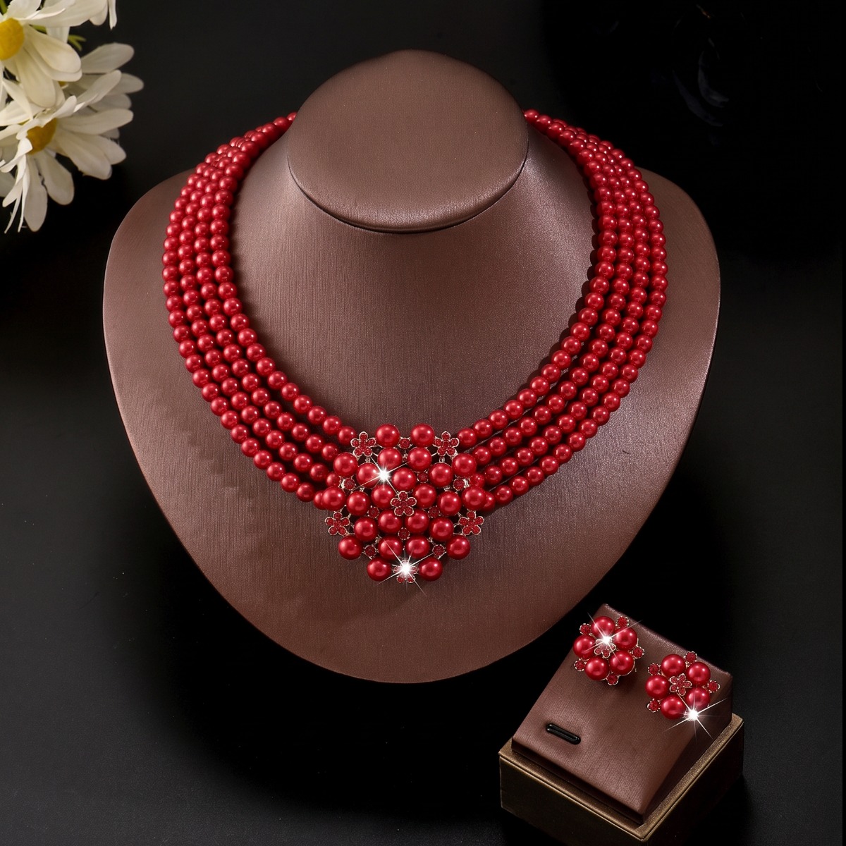 Women Multi‑Strand Pearl Flowe - Women Fashion Photoshoot recension och pris