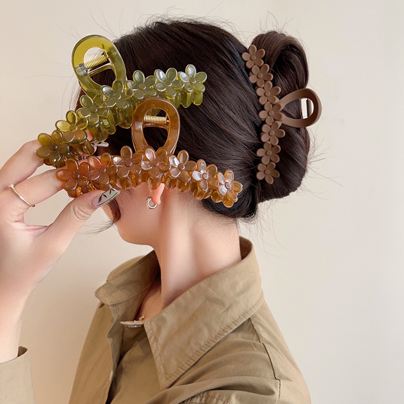 Flower Women Hair Claws Clip L - Women'S Fashion Korea recension och pris