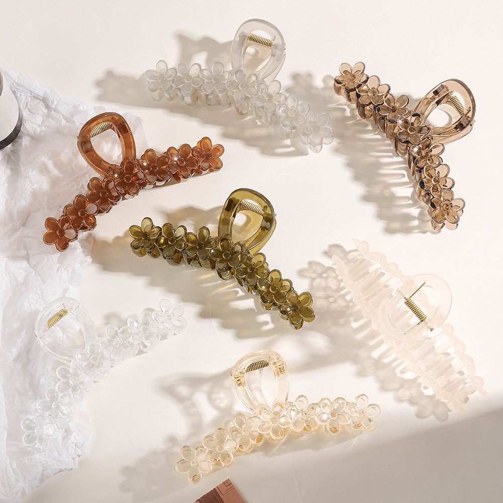 Flower Women Hair Claws Clip L - Women'S Fashion Korea recension och pris