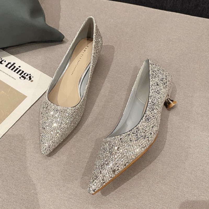 Gold High Heels Women Fashion  - Women'S Fashion Shoes recension och pris