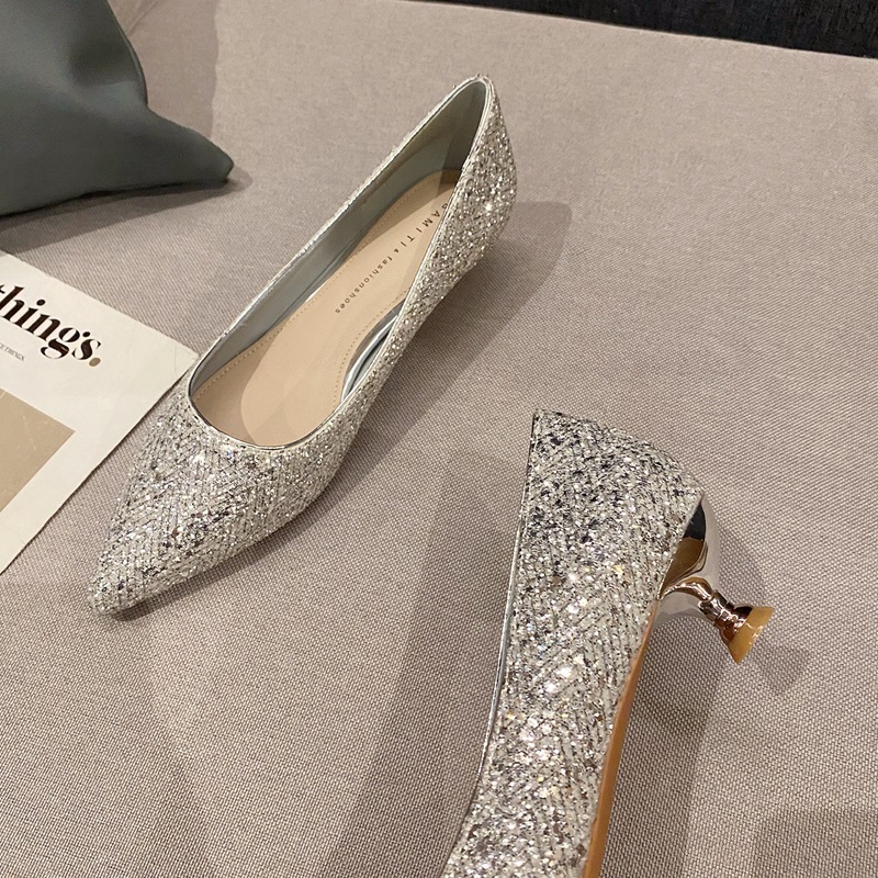 Gold High Heels Women Fashion  - Women'S Fashion Shoes recension och pris