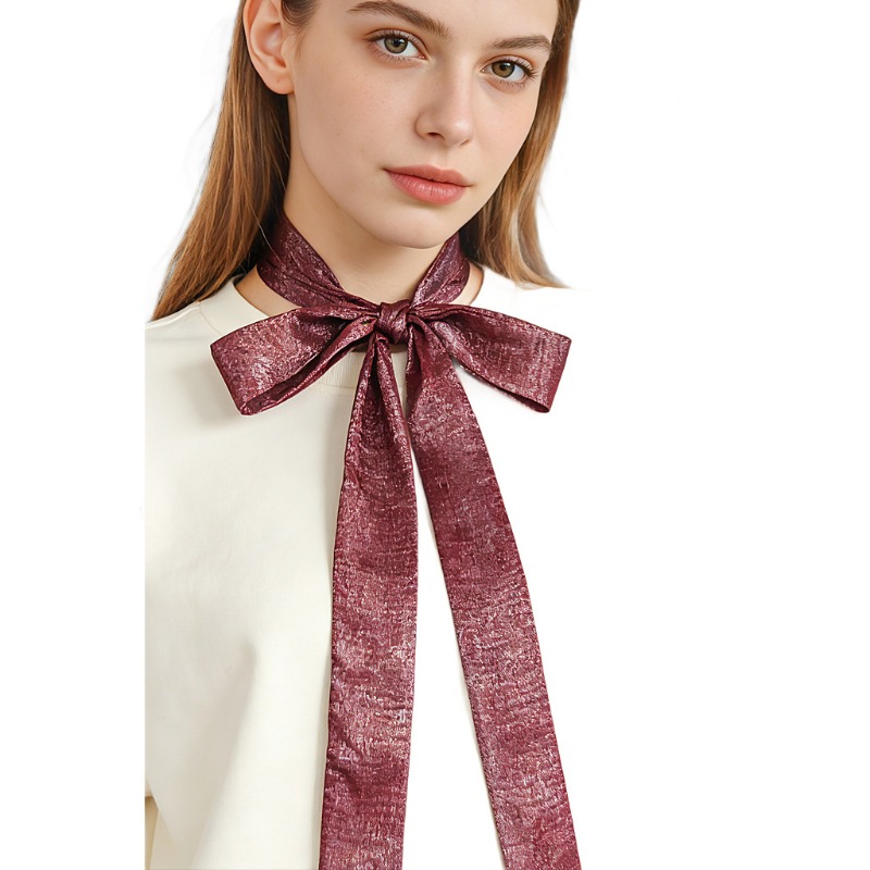 Women Shiny Skinny Scarf Multi - Women Fashion Necktie recension och pris