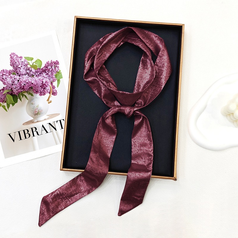 Women Shiny Skinny Scarf Multi - Women Fashion Necktie recension och pris