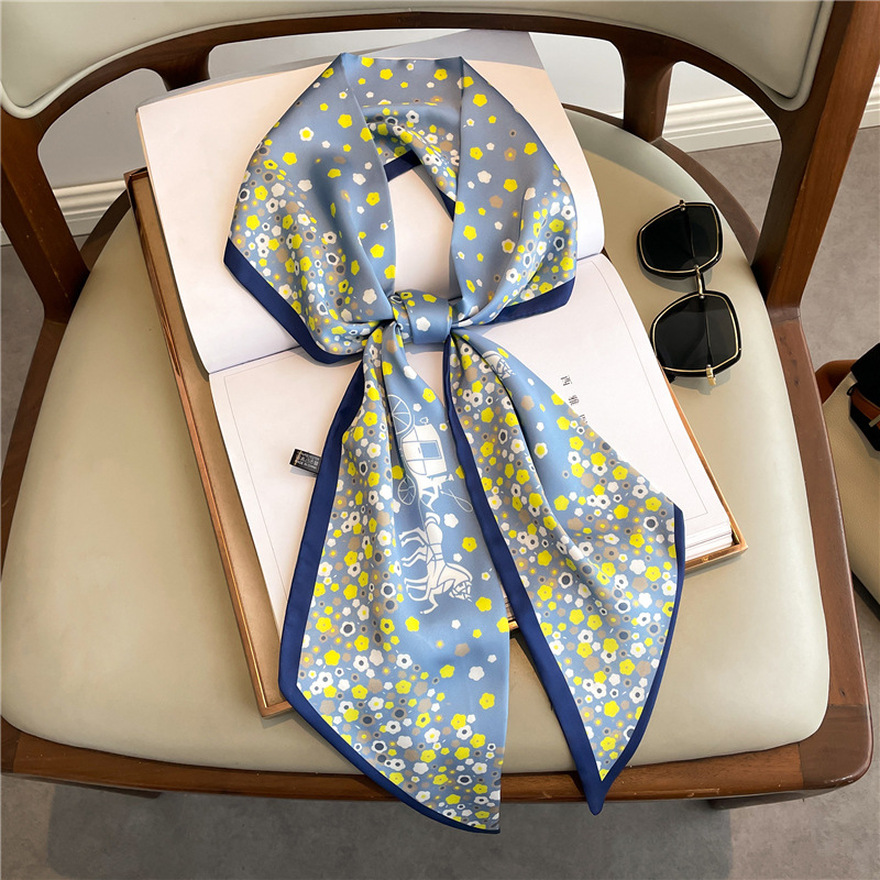 Fashion Print Long Silk Scarf  - Women Fashion Necktie recension och pris