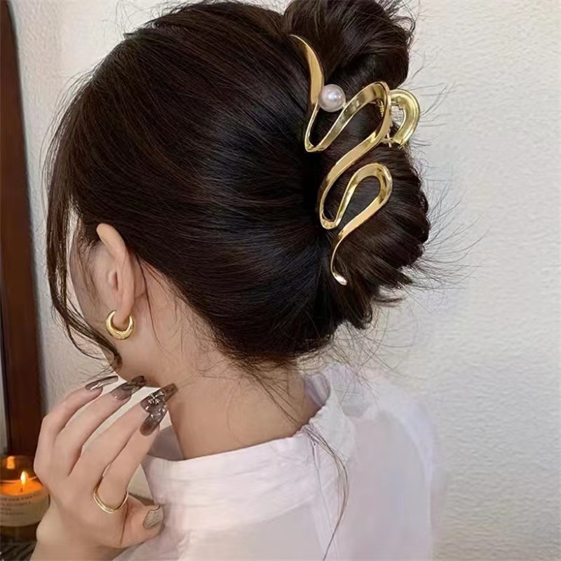 2026 Vintage Geometric Hair Cl - Women'S Fashion Korea recension och pris