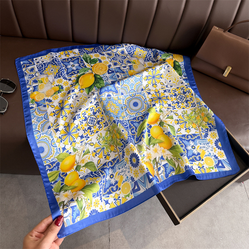 2026 New Fruit Print Silk Squa - Women Fashion Necktie recension och pris