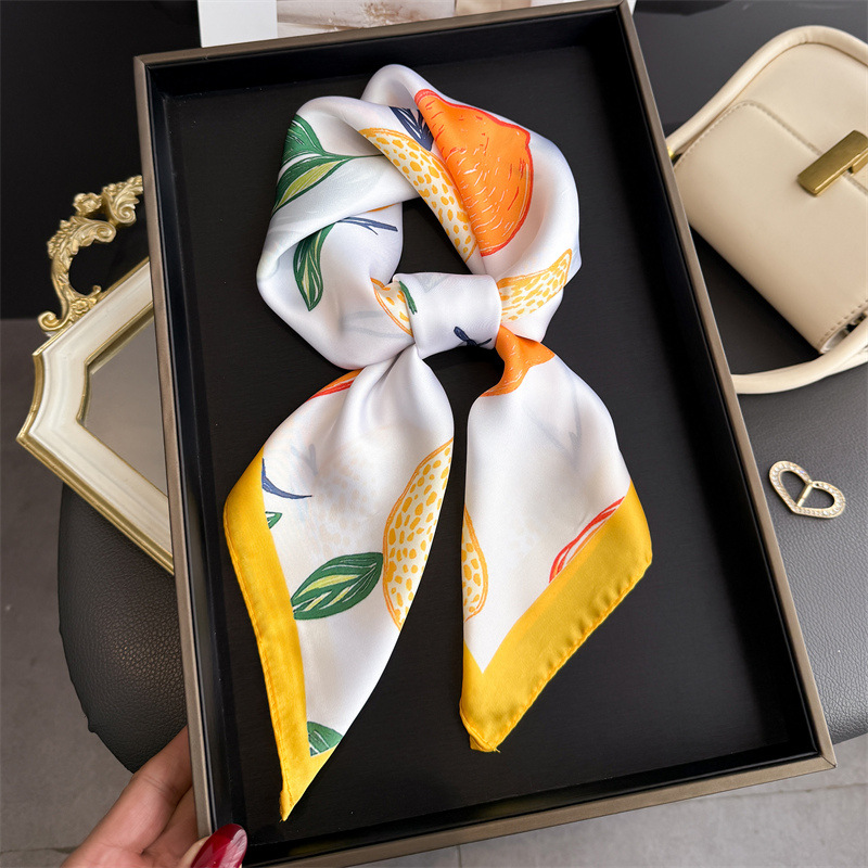 2026 New Fruit Print Silk Squa - Women Fashion Necktie recension och pris