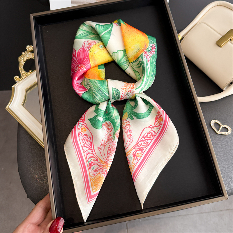 2026 New Fruit Print Silk Squa - Women Fashion Necktie recension och pris