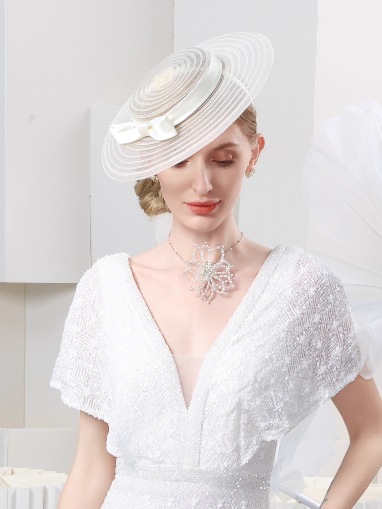 Elegant Wide Brim Tea Party Fa - Women'S Fashion Kentucky Derby recension och pris