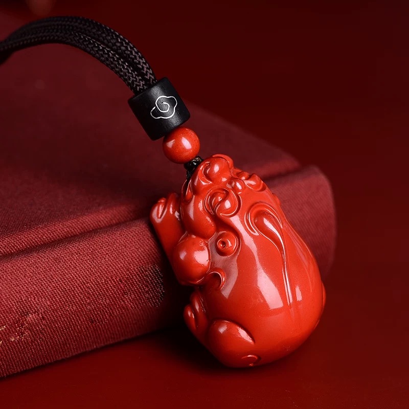 Fashion Red Cinnabar Jade Larg - Women'S Fashion Jewellery recension och pris