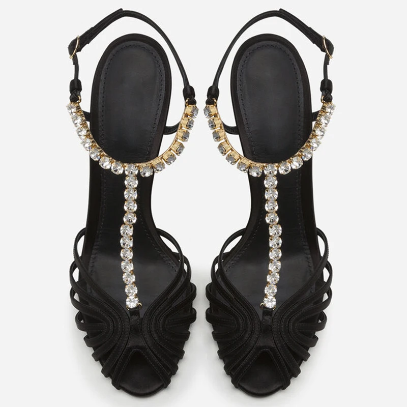 Rhinestone Chain T-Strap Hollo - Women'S Fashion Jewellery recension och pris